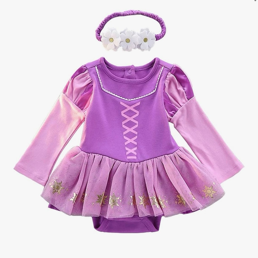 Tangled Halloween Costume Dress 6-9 months